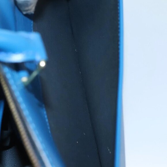 LOUIS VUITTON Epi Riviera Hand Bag Blue M48185 LV Auth BA1339 - Picture 9 of 13